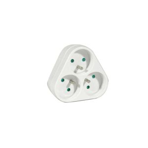 Multiprise sans fil Triplite 3G 16A Blanc - SILAMP