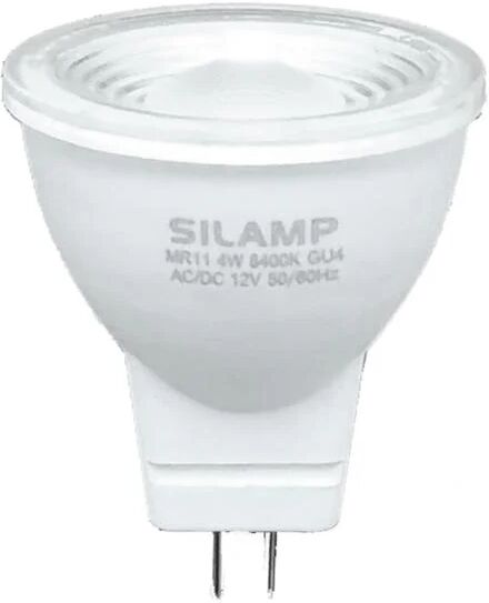 Ampoule LED GU4 / MR11 4W 12V - Blanc Neutre 4000K - 5500K - SILAMP