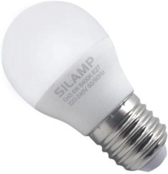 Ampoule LED E27 8W 220V G45 300° - Blanc Froid 6000K - 8000K - SILAMP