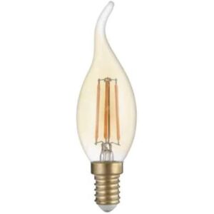 Ampoule LED E14 4W Flamme Filament Dimmable C35 - Blanc Chaud 2300K - 3500K - SILAMP