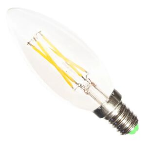 Ampoule LED E14 Filament 6W 220V C35 COB 360° - Blanc Chaud 2300K - 3500K - SILAMP