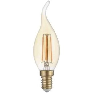 Ampoule LED E14 Flamme Filament 4W T35 - Blanc Chaud 2300K - 3500K - SILAMP