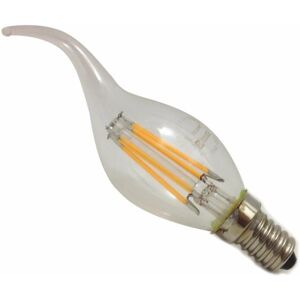 Ampoule LED E14 Flamme Filament 6W 220V 360° - Blanc Chaud 2300K - 3500K - SILAMP