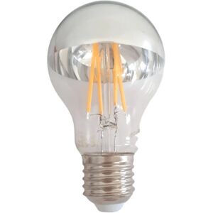 Ampoule LED E27 Filament 7W A60 Reflet Argent - Blanc Chaud 2300K - 3500K - SILAMP