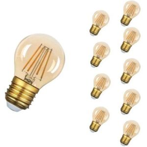 Ampoule LED E27 Filament 4W G45 240° Dimmable (Pack de 10) - Blanc Chaud 2300K - 3500K - SILAMP