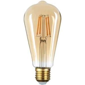 Ampoule LED E27 Filament 6W ST64 Edison - Blanc Chaud 2300K - 3500K - SILAMP