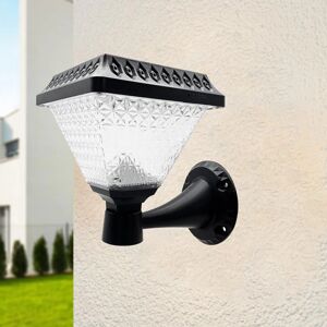 Lanterne Murale de Jardin Solaire Crepusculaire IP65 2W - Blanc Chaud 2300K - 3500K - SILAMP