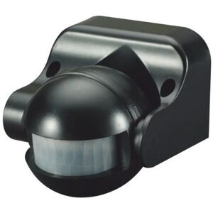 Detecteur de Mouvement Infrarouge Noir 180° IP44 - SILAMP