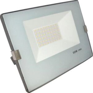 Projecteur LED Exterieur 50W IP65 No Flicker - BLEU GRIS - Blanc Froid 6000K - 8000K - SILAMP