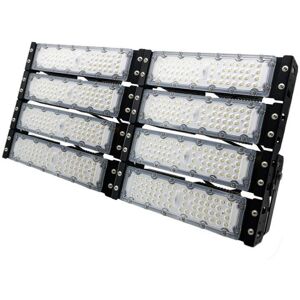 Projecteur LED Puissant Industriel 400W IP65 Noir - Blanc Froid 6000K - 8000K - SILAMP