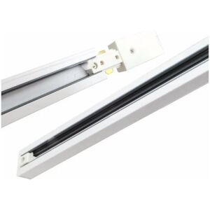 Rail Monophase pour Spot LED 1m BLANC - SILAMP