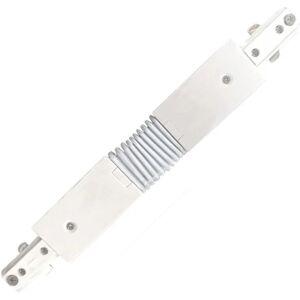 Connecteur flexible pour Rail Monophase Blanc - SILAMP