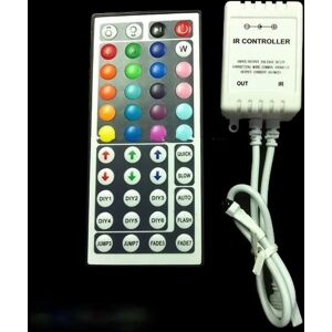 Contrôleur RGB & Telecommande 44 commandes pour ruban 12V/24V RGB - SILAMP