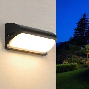 Applique Murale LED 30W Noire IP65 - Blanc Neutre 4000K - 5500K - SILAMP