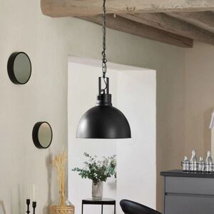 Suspension Cloche Metal Noir 30cm pour ampoule E27 - SILAMP