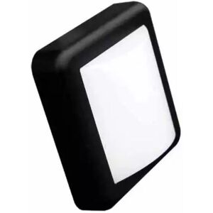 Applique Murale LED 4W Noire Carree IP65 - Blanc Neutre 4000K - 5500K - SILAMP