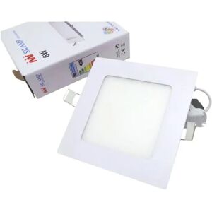 Spot LED Extra Plat Carre BLANC 6W - Blanc Froid 6000K - 8000K - SILAMP