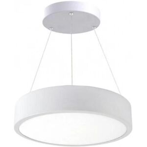 Kit Plafonnier LED Blanc 18W 25cm avec Kit de Suspension - Blanc Neutre 4000K - 5500K - SILAMP