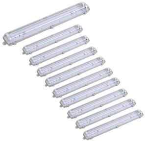 Reglette etanche double pour Tube LED T8 150cm IP65 (Boitier vide) (Pack de 10) - SILAMP