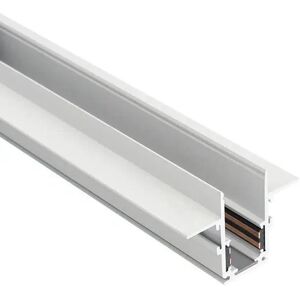 Rail Magnetique Encastre 48V 1m BLANC - SILAMP