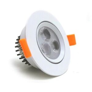 Spot LED Encastrable 3W 80° Orientable - Blanc Neutre 4000K - 5500K - SILAMP