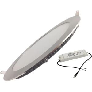 Spot LED Encastrable Extra Plat Rond 18W ALU - Blanc Chaud 2300K - 3500K - SILAMP