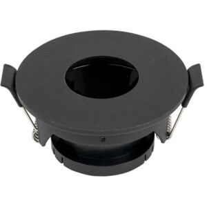 Support Spot Aluminium GU10 LED Rond Noir Orientable ø83 mm - SILAMP