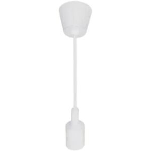 Suspension Ampoule E27 100cm Blanc Mat - SILAMP