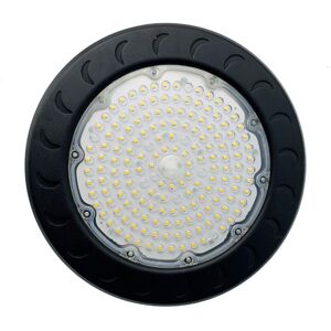 Suspension Industrielle HighBay UFO 150W IP65 NOIR - Blanc Neutre 4000K - 5500K - SILAMP