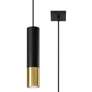 Suspension Lampe Noir Or pour Ampoule GU10 - SILAMP