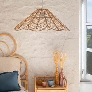 Suspension Naturelle Corde 58cm pour ampoule E27 - SILAMP