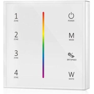 Variateur Tactile RGB RF en Saillie 4 Zones - SILAMP