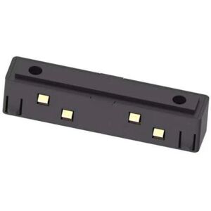 Connecteur Droit pour Rail Magnétique 48V NOIR - SILAMP