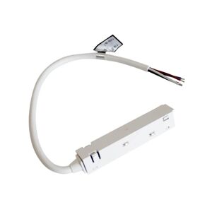 Connecteur Linéaire pour Rail Magnétique 48V 4 fils BLANC - SILAMP