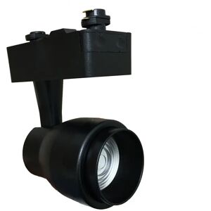 Spot LED sur Rail 15W Multi-angle COB Monophasé NOIR - Blanc Froid 6000K - 8000K - SILAMP