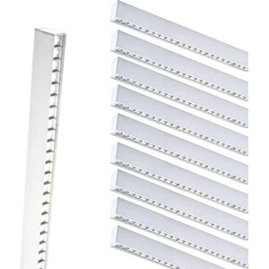 Réglette Suspendue LED 120cm 35W Blanc (Pack de 10) - Blanc Froid 6000K - 8000K - SILAMP