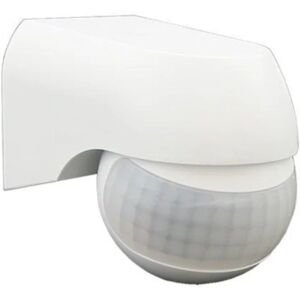 Detecteur de Mouvement etanche 180° IP54 Blanc - SILAMP