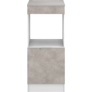 Conforama 1/2 armoire 60 cm SPOON BETON F5