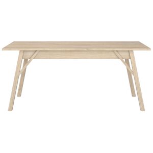 Conforama Table fixe 180 cm ANKA coloris chêne du Japon