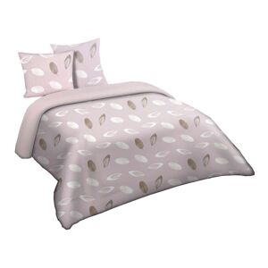 Conforama Parure housse de couette 240X220cm + 2 taie d'oreillers DUVET