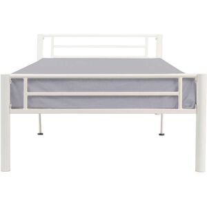 Conforama Lit simple 90x190 cm OLE coloris blanc