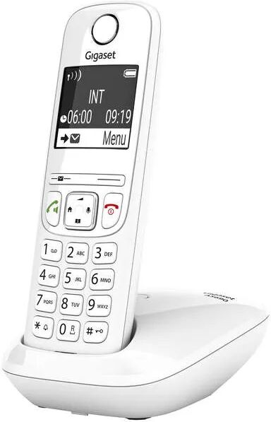 Siemens Téléphone fixe sans fil GIGASET AS690 SOLO BLANC