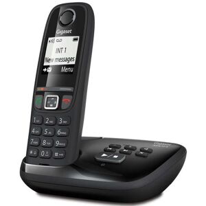 Siemens Téléphone fixe sans fil répondeur GIGASET AS470A SOLO REP NOIR