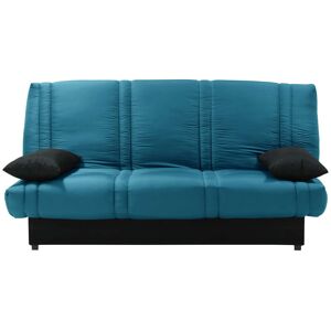 Conforama Banquette-lit clic clac JULIA coloris bleu canard