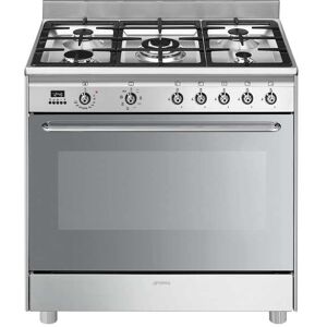 SMEG Cuisinière mixte 90 cm SMEG CG90X2