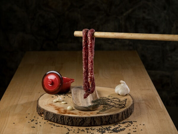 Saucisse sèche apéritif Sans Nitrite Ajouté - En direct de Charcuterie Commenges (Ariège)