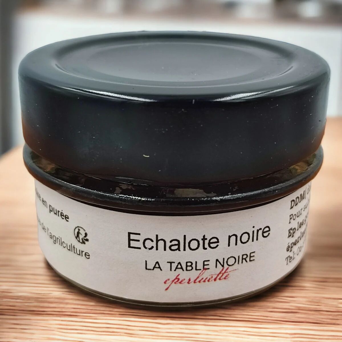 Purée d'échalote noire 50g - En direct de La table noire Eperluette (Tarn)