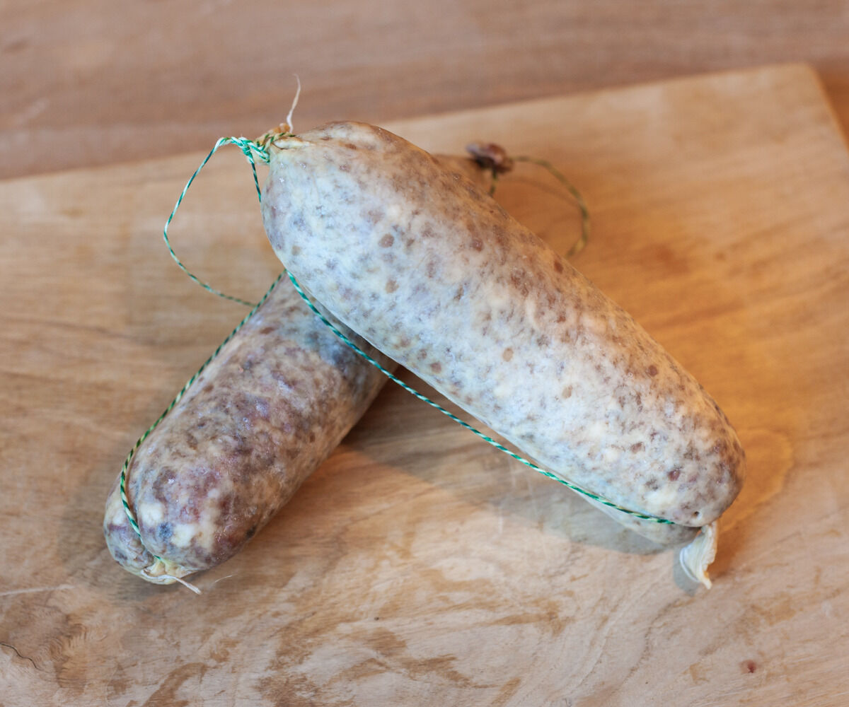 Montchervet à Cuire, 550g (saucisson À Cuire) - En direct de Ferme de Montchervet (Rhône)