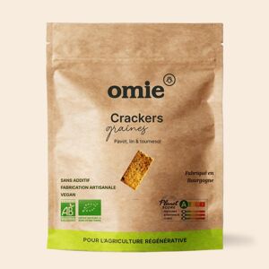 Omie Crackers aux graines - 100 g - En direct de Omie (Seine-St-Denis) - Publicité