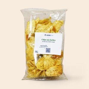 Omie Chips aux herbes séchées - 140 g - En direct de Omie (Seine-St-Denis) - Publicité